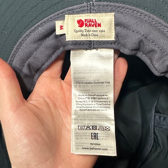 Abisko Fjallraven Summer Hat Dark Navy Size M - Picture 4 of 5